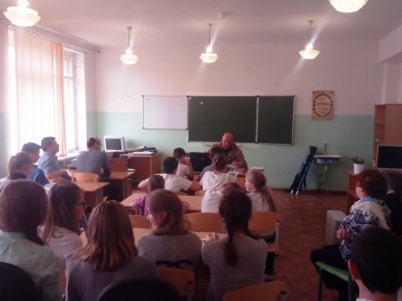 Тематическое занятие в школьном лесничестве  «Сохраним родной край» Костромской области 