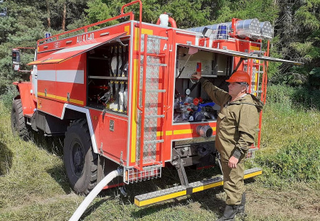 Федеральный проект «Сохранение лесов»: в Курскую область поступило восемь единиц лесопожарной техники и оборудования