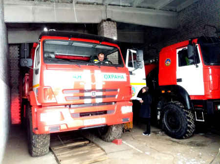 Проверка готовности подразделений лесопожарной службы Брянской области к пожароопасному сезону 2022 года